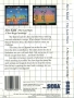 Sega  Master System&nbsp; - &nbsp;Alex Kidd The Lost Stars (Back)